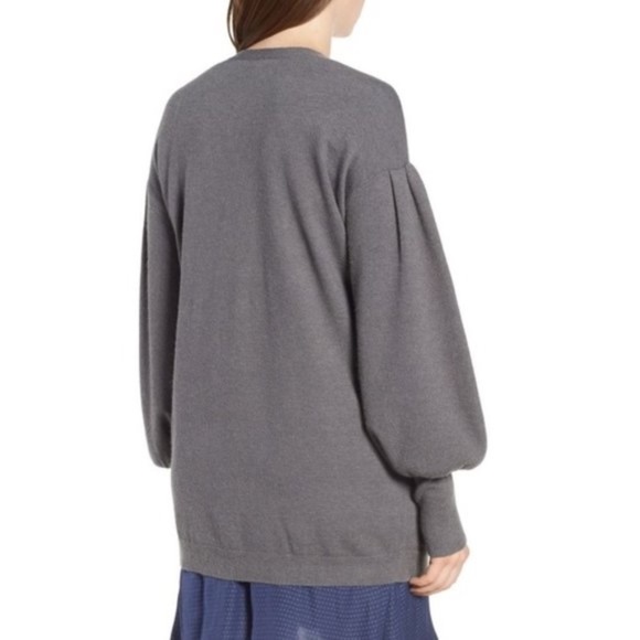 Hinge Balloon Sleeve Cardigan - Picture 2 of 9